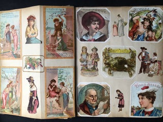 Columbian Souvenir: 1893 album of trade cards, chromolithographs, die-cuts