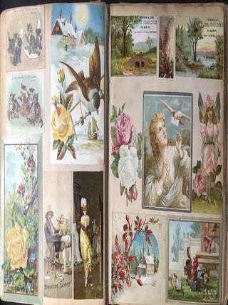 Columbian Souvenir: 1893 album of trade cards, chromolithographs, die-cuts
