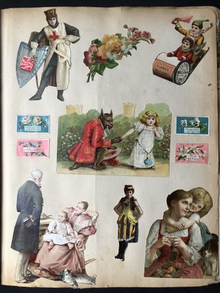 Columbian Souvenir: 1893 album of trade cards, chromolithographs, die-cuts
