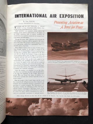 Program book for International Air Exposition, New York International Airport (Idlewild), July 31 through August 8, 1948