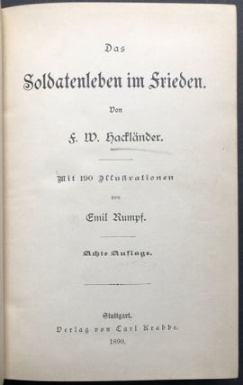 Das Soldatenleben im Frieden, illus. by Emil Rumpf
