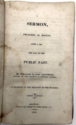 Bound volume of sermons, 1810-1827