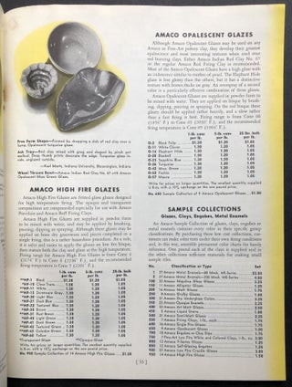 Amaco 1953 catalog no. 42: Pottery Supplies and Equipment