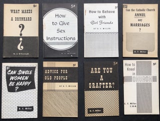 Item #H20592 Group of 8 Catholic educational booklets from the 1950s on sex, morals, drinking,...