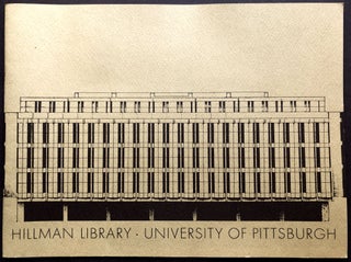 Item #H20667 The Hillman Library, University of Pittsburgh. University of Pittsburgh