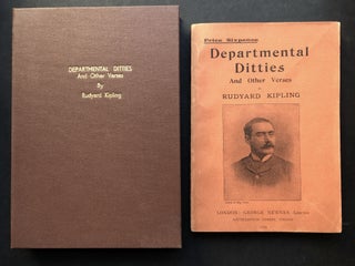Item #H20691 Departmental Ditties. Rudyard Kipling