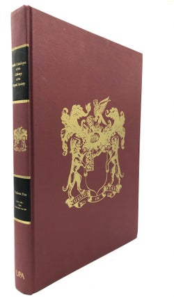 Item #H20725 Book Catalogue of the Library of the Royal Society, Volume FIVE (5): John Ross --...