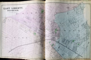 Atlas Of The Cities Of Pittsburgh, Allegheny, and the adjoining Boroughs