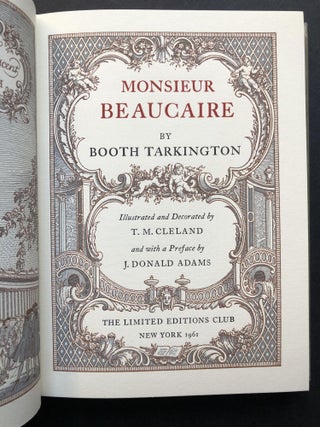 Monsieur Beaucaire, Limited Editions Club
