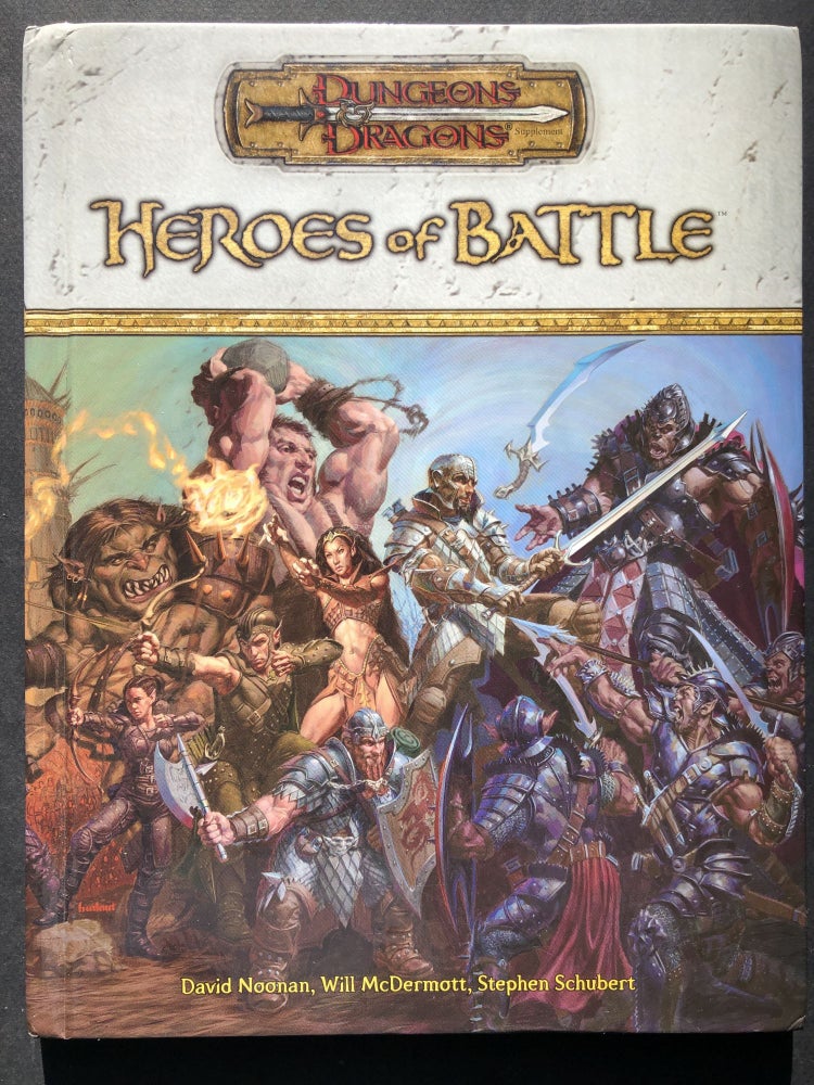 Item #H20878 Dungeons and Dragons: Heroes of Battle. RPG, David Noonan.