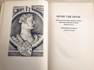 King Henry the Fifth. From The Plays (The Comedies, Histories and Tragedies) of William Shakespeare, Limited Editions Club edition (LEC) limited to 1950 numbered copies.