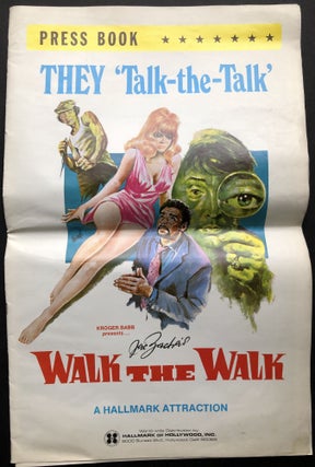 Item #H20979 Press book for Jac Zacha's drug exploitation movie Walk the Walk (1970). Jac Zacha,...