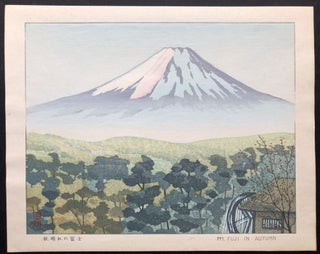 Beautiful Japan, Wood Block Prints, a Set of Six Pictures