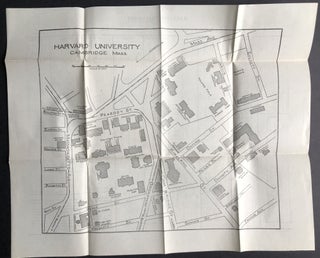 Item #H21145 Map of Harvard University campus and Descriptive List of Rooms, 1904-1905. Harvard