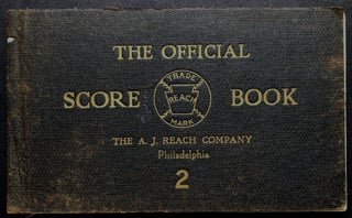 Item #H21174 Reach's Official Score book: Harry Wright's system; endorsed generally by the base...