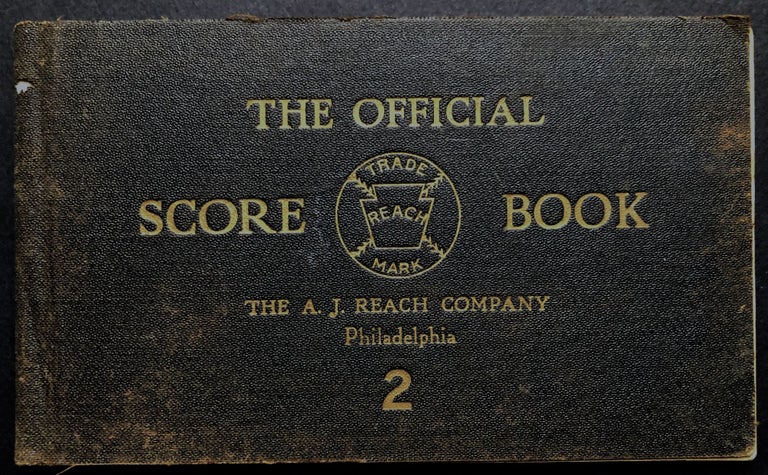 Item #H21174 Reach's Official Score book: Harry Wright's system; endorsed generally by the base ball reporters and official club scorers. A. J. Reach Co.