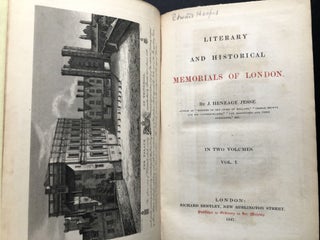 Literary and Historical Memorials of London, Vol. I only