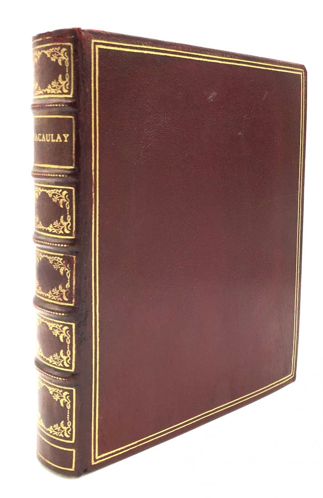 Item #H21205 Macaulay's Two Essays on the Earl of Chatham. Thomas Macaulay.