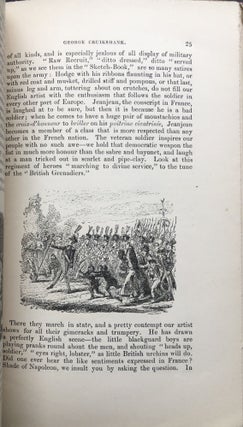 An Essay on the Genius of George Cruikshank. Reprinted verbatim from the "Westminster Review" -- edited with a Prefatory Note on Thackeray as an Artist and Art-Critic by W. E. Church