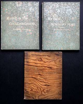 Item #H21214 3 illustrated gift editions of the 1880s: Massa's in the Cold, Cold Ground; My Old...