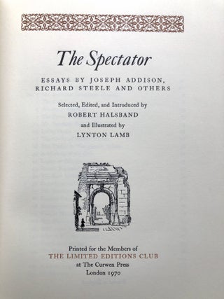 The Spectator - Limited Editions Club