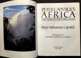 Peter Capstick's Africa: A Return To The Long Grass - inscribed to his publisher