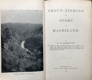 Trout-Fishing and Sport in Maoriland -- signed copy
