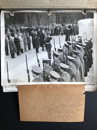 1943-1944 binder of newsworthy 8x10 press photos kept by the promotion editor at the Pittsburgh Press