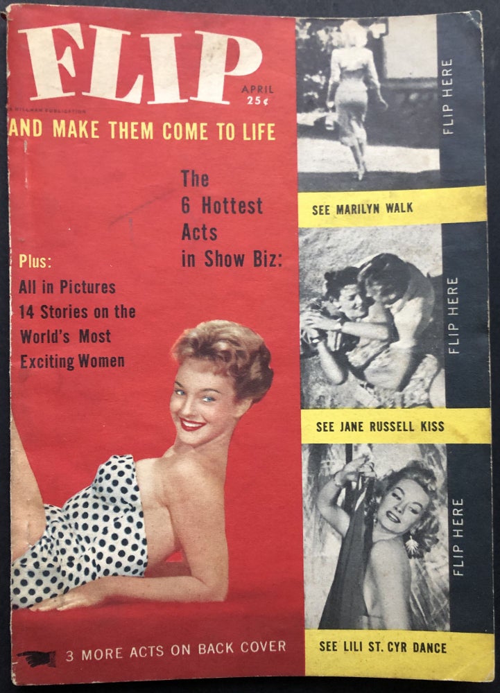 Item #H21335 Flip and Make Them Come To Life: See Marilyn Walk; See Jane Russell Kiss; See Lili St. Cyrl Dance. Jane Russell Marilyn Monroe, Lili St. Cyr.