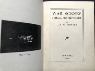 War Scenes I Shall Never Forget - inscribed copy