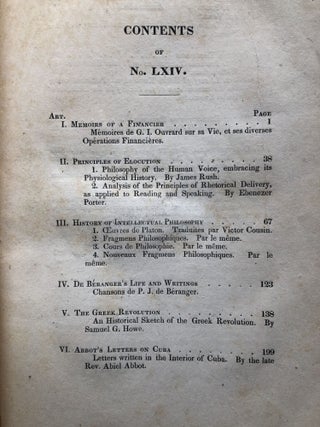 The North American Review, No LXIV July 1829, New Series No. XXXIX