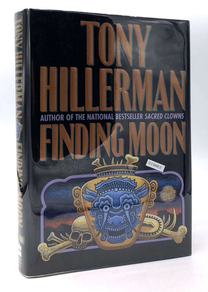 Item #H21502 Finding Moon - signed copy. Tony Hillerman.