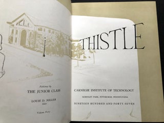 Carnegie Institute of Technology Thistle Yearbook 1947 (later, Carnegie Mellon University; CMU)