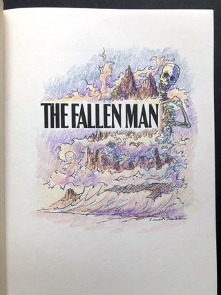 The Fallen Man - with original colored drawing by Ernest Franklin, signed by him and Hillerman