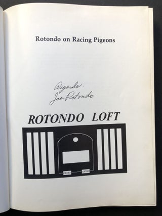 Rotondo on Racing Pigeons -- signed