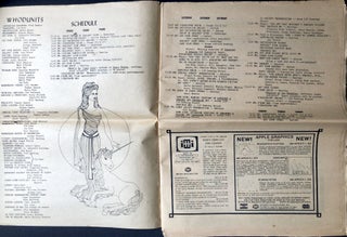 1982 newspaper format program guide for Paracon '82: "Wrath of Paracon, July 30 - August 1, 1982" at State College PA (Penn State) - science fiction, comics, rpg, Dungeons and Dragons, etc.