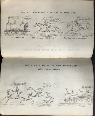 The Poll Book for the Election of Two Members to Represent in Parliament the Southern Division of the County of Lincoln, with a report of the addresses, speeches at the nomination, &c. &c. April 1857
