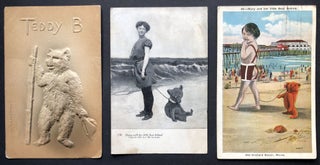 Item #H22130 3 Teddy Bear postcards, one from 1931, one from 1908, one undated ca. 1910