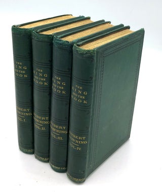 Item #H22165 The Ring and the Book, 4 volumes, (1868-1869). Robert Browning