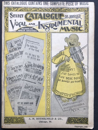 Item #H22270 1896 Select Catalogue of Popular Vocal and Instrumental Music. A. M. Rothschild and Co