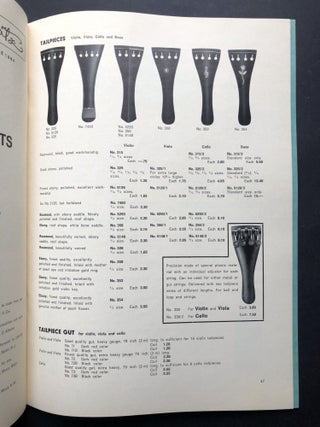 Ca. 1960s Catalog No. 70: String Instruments and Accessories