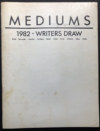 Item #H22341 Mediums: 1982 - Writers Draw -- signed by William S. Burroughs. Janet Byrne, eds....