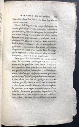 Nouvelles Recherches Sur Les Maladies De L'Espirit, 1816 - Kleptomania!