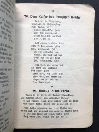 Liederbuch des Odenwald-Klubs, herausgegeben von der Sektion Darmstadt
