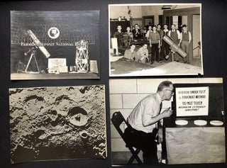 Item #H22643 Group of old astronomical photos, some very large: stars, nebula, moon, planetarium,...