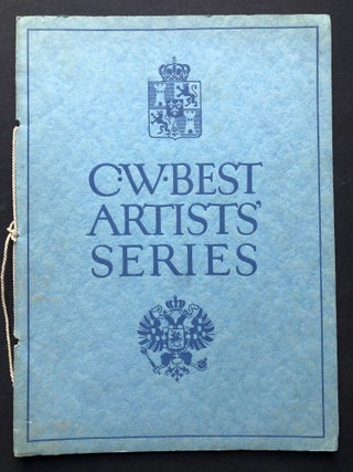 Item #H22744 C. W. Best Artists' Series, 1914 promotional large brochure of performers and...