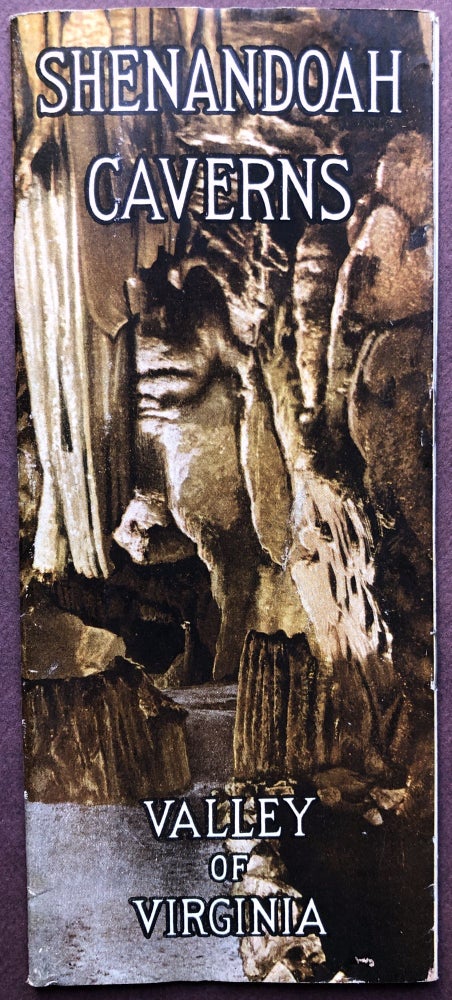 Item #H22761 1930 promotional pamphlet: Shenandoah Caverns, Valley of Virginia, "A Symphony in Stone"