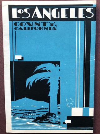Item #H22764 1938 brochure touting the benefits of Los Angeles County, California
