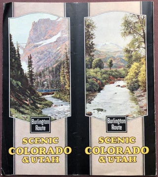 Item #H22769 1930 promotional booklet: Scenic Colorado & Utah - America's Playground for...