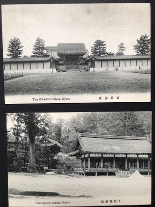 24 ca. 1910s postcards of Kyoto, Japan